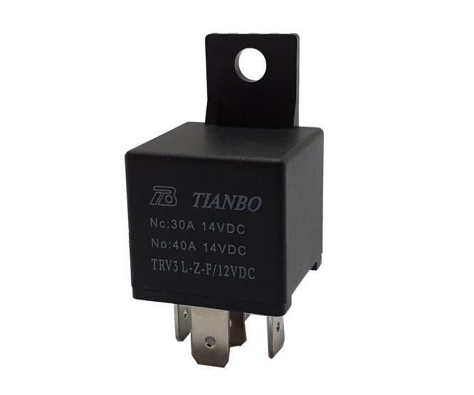 Relay Spdt 40 A 12 Vdc 5 Plug Flange Mount Trv3 L Z F/12 Vdc