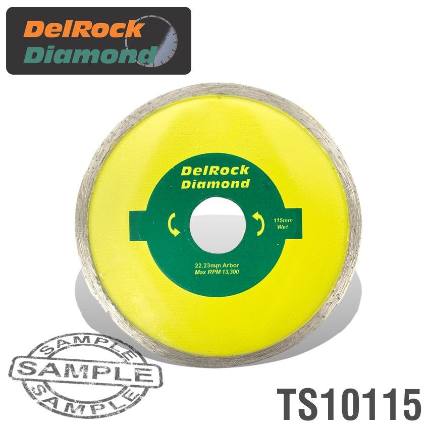 Diamond Blade 115 Mm Cont. Rim Delrock - Livestainable.co.za