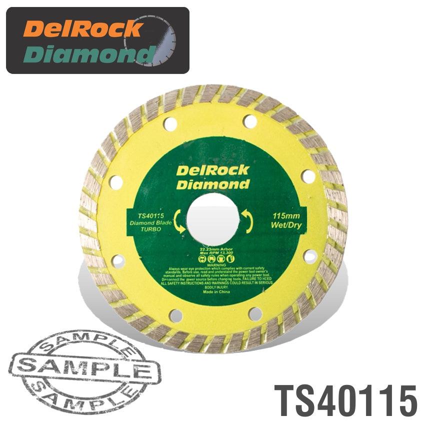 Diamond Blade 115 Mm Turbo Delrock - Livestainable.co.za