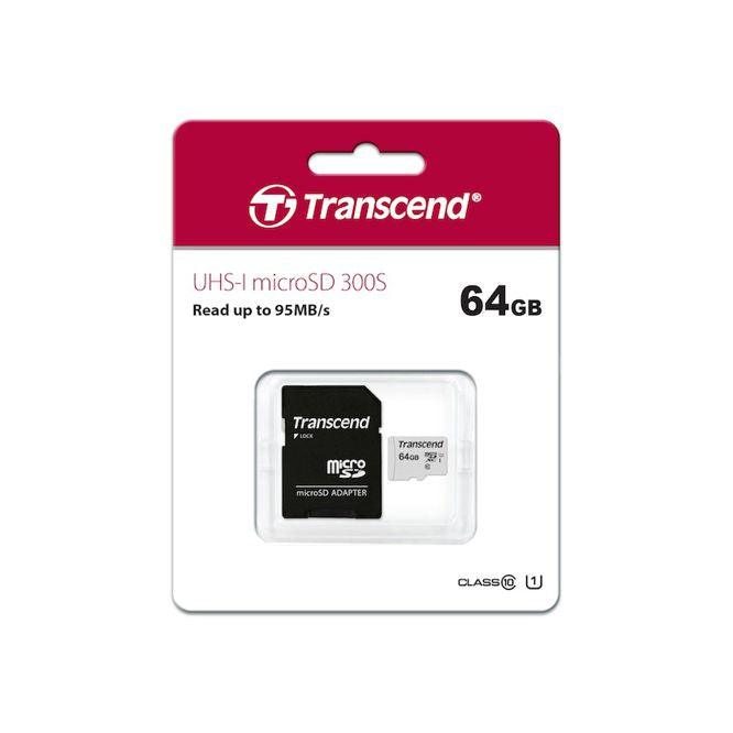 64 Gb Uhs I Class 10 Micro Sd Card + Adapter Ts64 Gusd300 S A - Livestainable.co.za