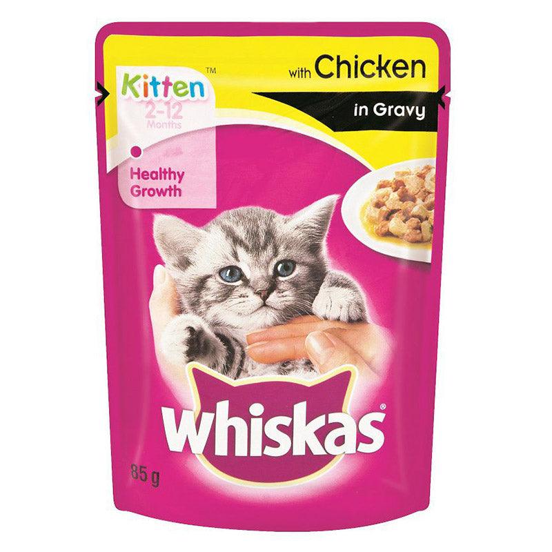 Whiskas Cat Food Pouch Kitten Poultry In Gray 85 G - Livestainable.co.za