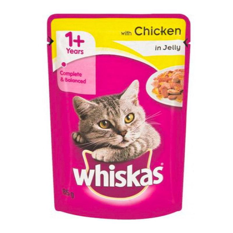 Whiskas Cat Food Pouch Chicken In Jelly 85 G - Livestainable.co.za