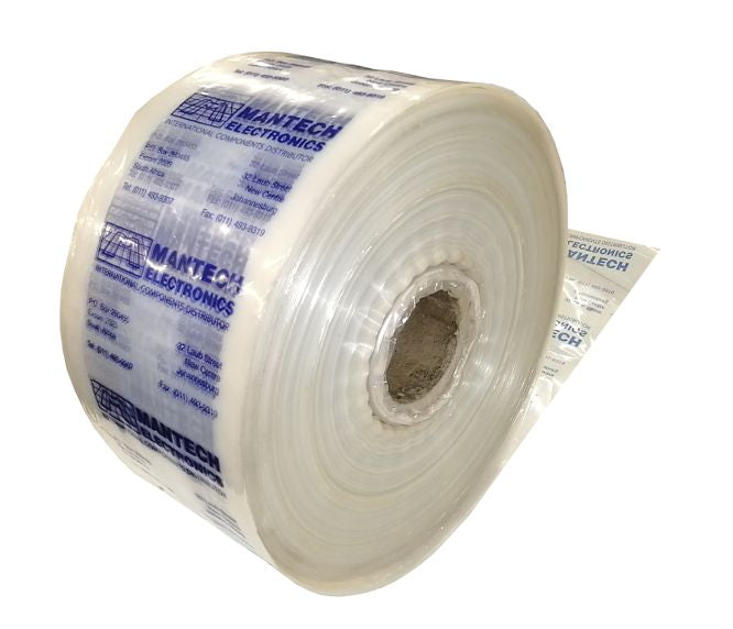 Branded Plastic Tubing 215x100u Large Per Roll Tube Cl