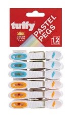 Tuffy Pastel Pegs 12's