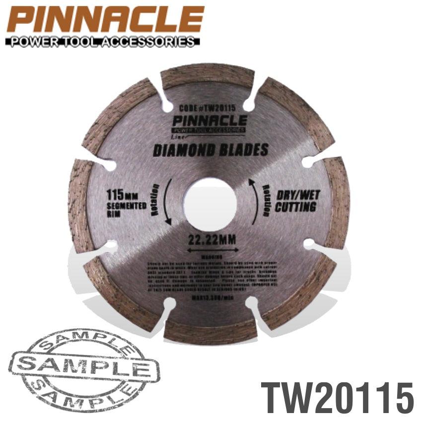 Diamond Blade Segmented 115 Mm Pinnacle Brand - Livestainable.co.za