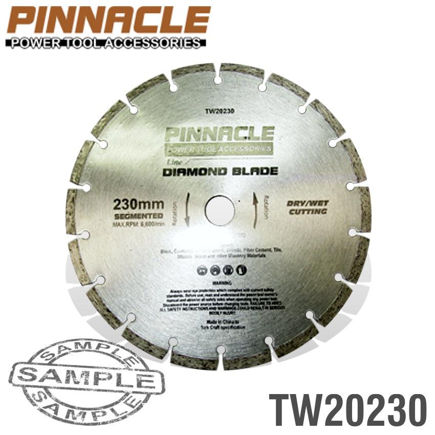 Diamond Blade Segmented 230 Mm Pinnacle Brand - Livestainable.co.za