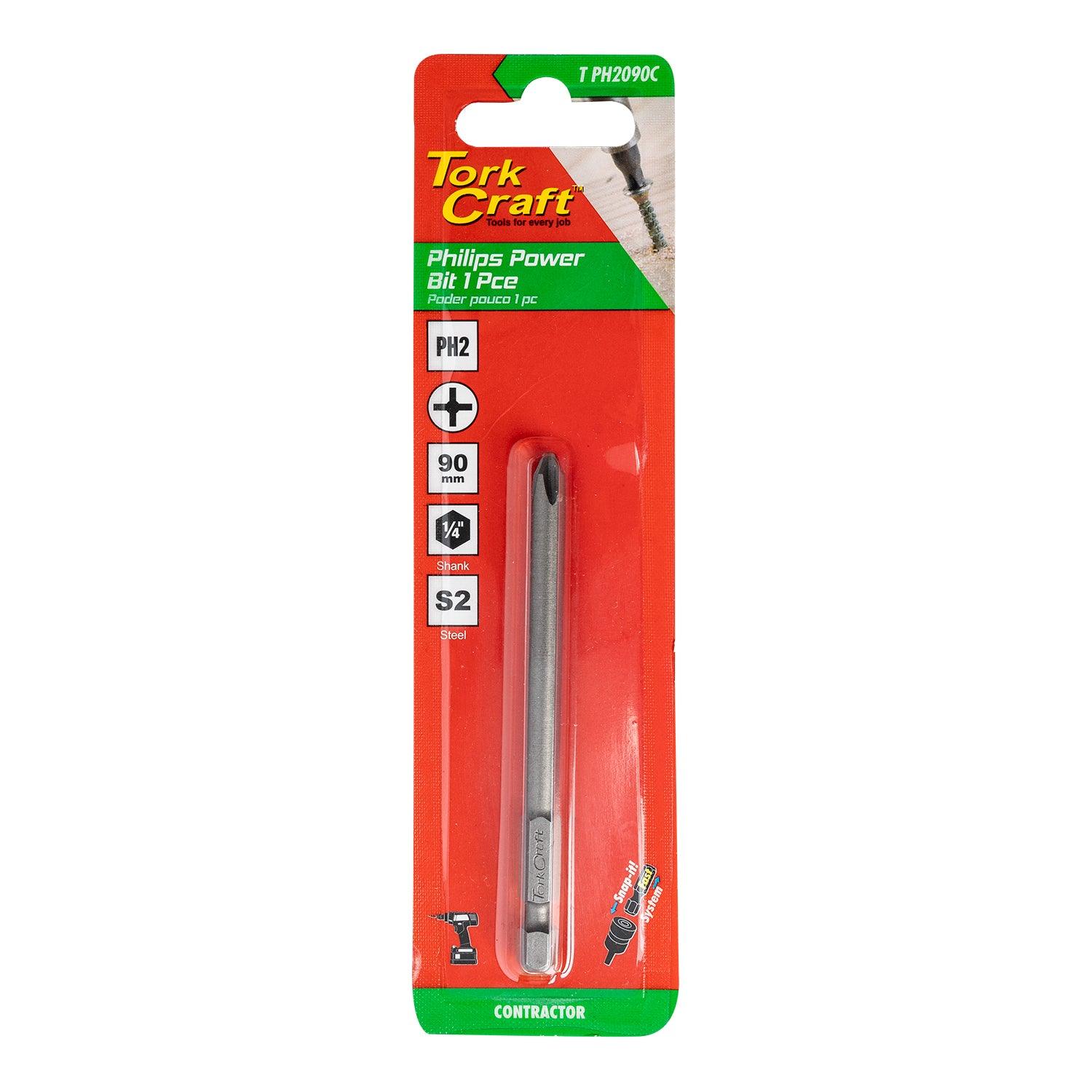 Phil. Ph2 X 90 Mm Power Bit 1 Pc Carded - Livestainable.co.za