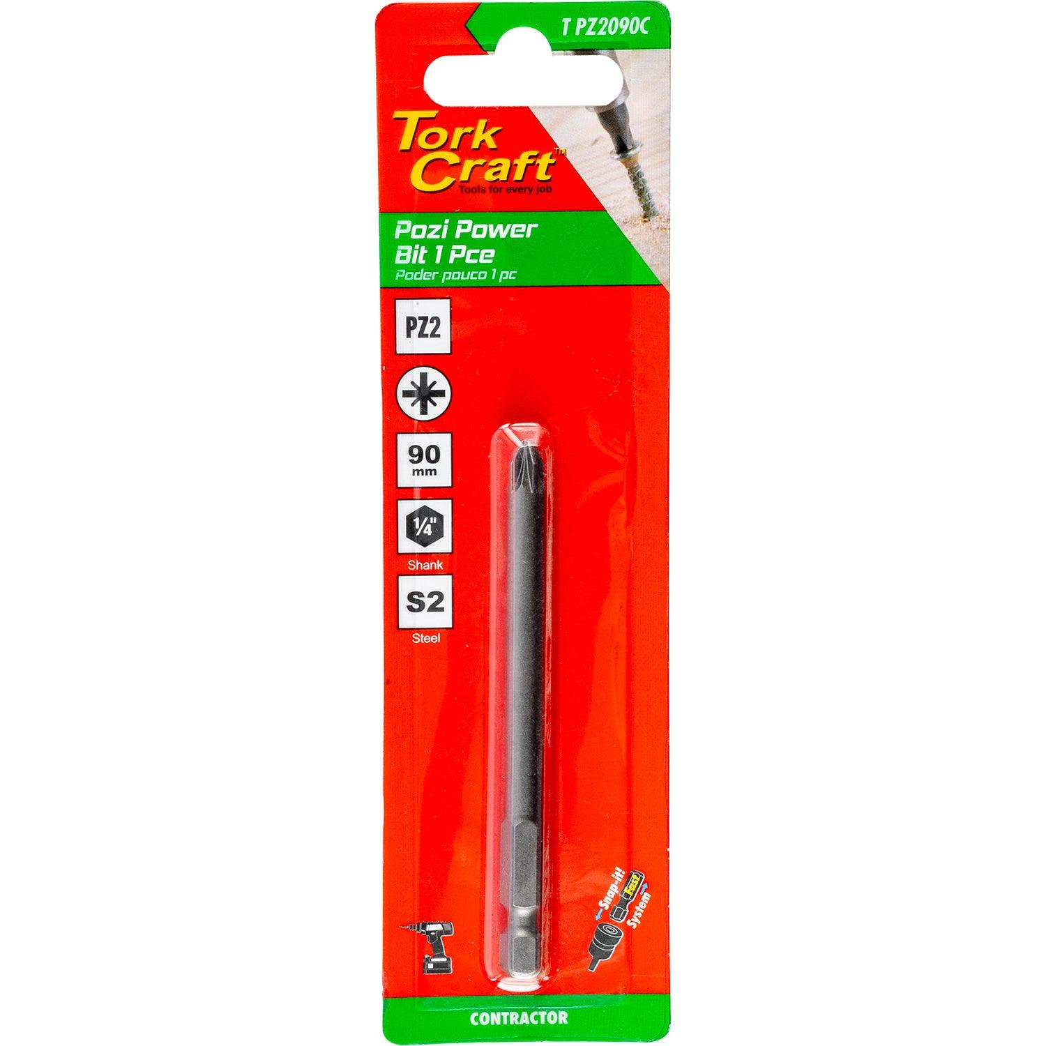 Pozi Pz2 X 90 Mm Power Bit 1 Pc Carded - Livestainable.co.za