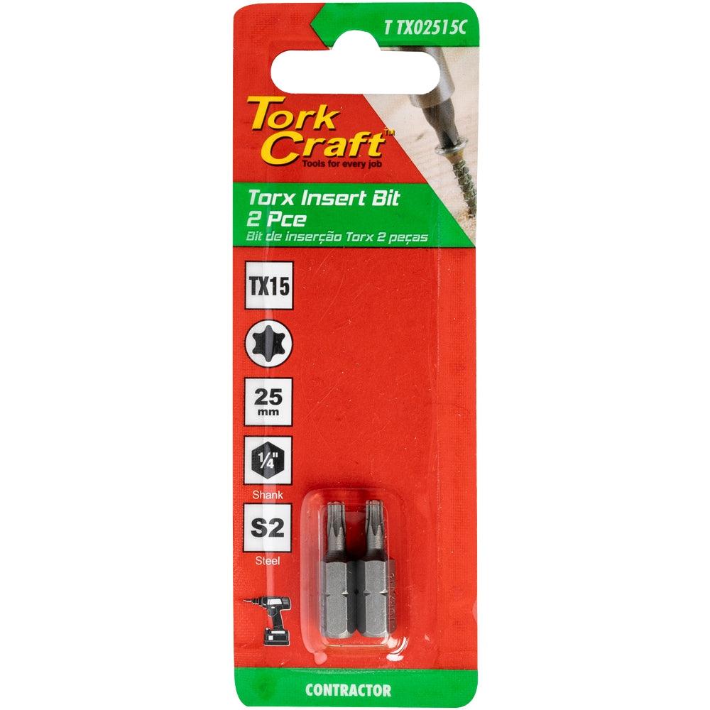 Torx Tx 15 Classic Power Bit 25 Mm 2 Pc Carded - Livestainable.co.za