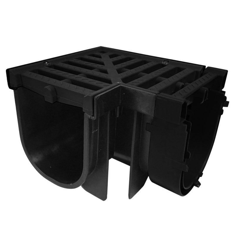 Co Drain Channel Kit 90 Deg Bend Black - Livestainable.co.za