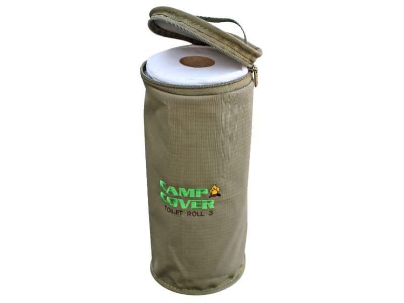 Camp Cover Toilet Roll Holder Ripstop Multi 3 Rolls Khaki - Livestainable.co.za