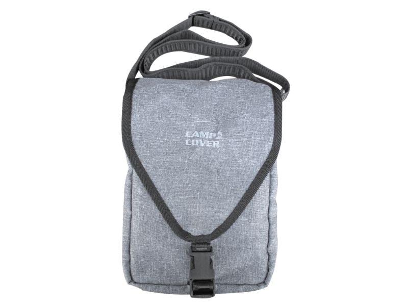 Camp Cover Travel Shoulder Bag Cotton Light Grey - Livestainable.co.za