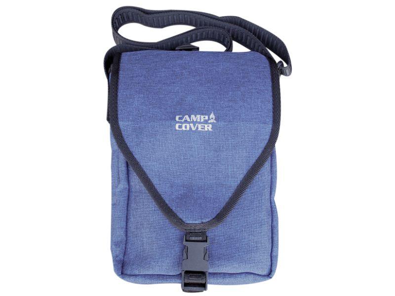 Camp Cover Travel Shoulder Bag Cotton Navy - Livestainable.co.za