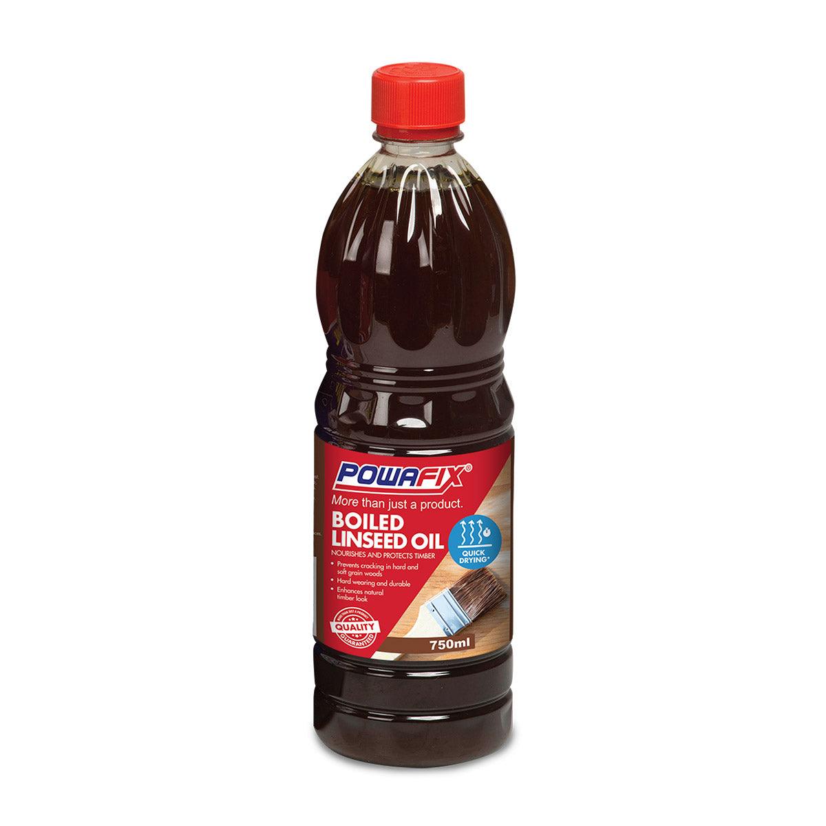 Powafix Boiled Linseed Oil 750 Ml - Livestainable.co.za