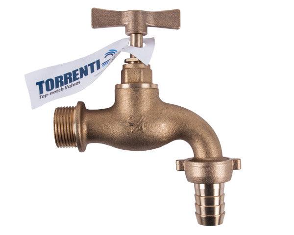 Torrenti Tap Brass Hose H/Duty 20 Mm - Livestainable.co.za