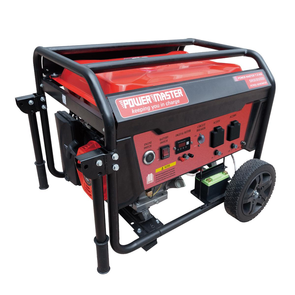 Powermaster Generator 7.5 Kva Petrol Push Button St - Livestainable.co.za