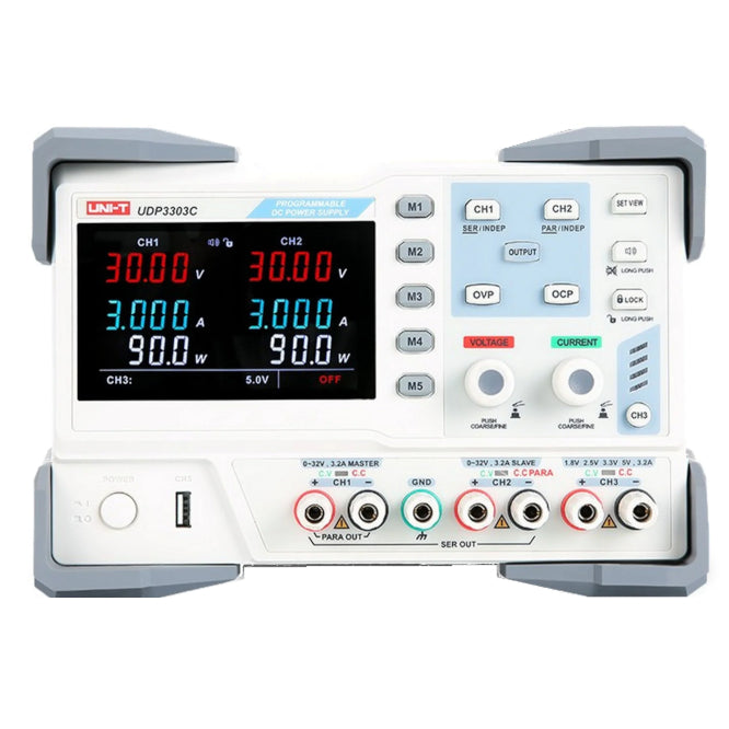 Lab / Bench Power Supply 3 Ch 30 V 3 A 195 W Udp3303 C