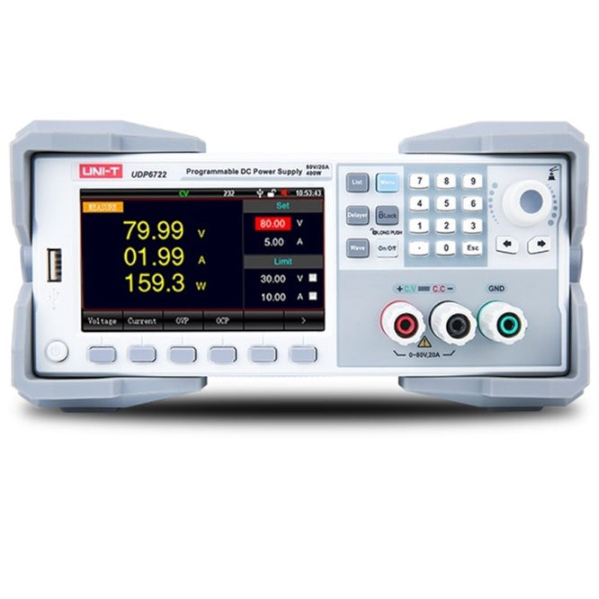 Lab / Bench Power Supply 0 80 V 0 20 A 400 W 1 Ch Tft Lcd Udp6722
