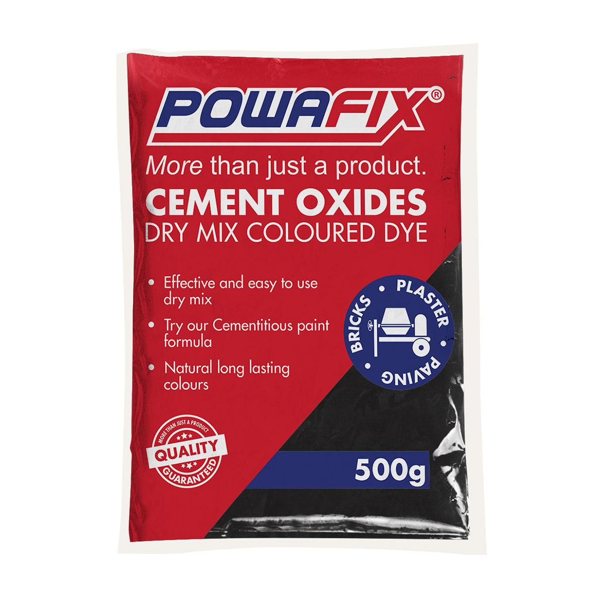 Powafix Cement Oxide Powder Black 500 G - Livestainable.co.za