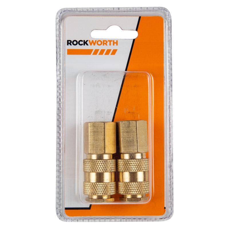 Rockworth Coupler Quick To Female 1/4 (2 Pc) - Livestainable.co.za