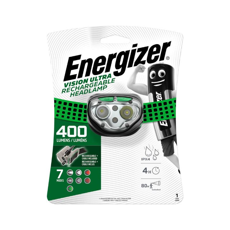 Energizer Vision Ultra Rech Headlight 400 Lumens - Livestainable.co.za