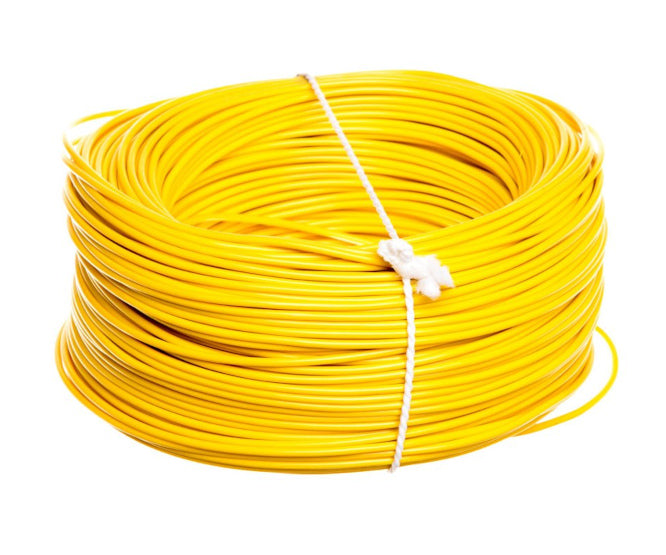 Wire Solid 0.34 1.6mm Yellow 610m/Rolls Ul1007 Solid Awg22 Yellow
