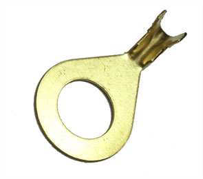 Terminal Un Ins Ring Lug Brass 10 Mm Ur10