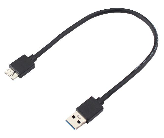 1 M Usb3.0 Lead Type A Plug Micro B Plug Black Usb3.0 - Livestainable.co.za