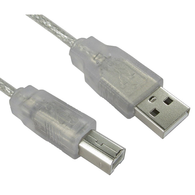 Usb 2.0 Plug Usb B Plug Transparent 5m Usb5 Mab