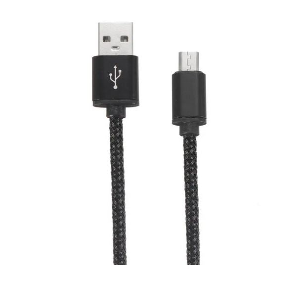 Micro Usb To Usb A 0.3 M Data Lead Black 200456