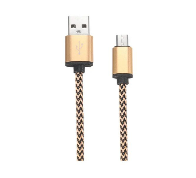 Micro Usb To Usb A 0.3 M Data Lead Gold 200454