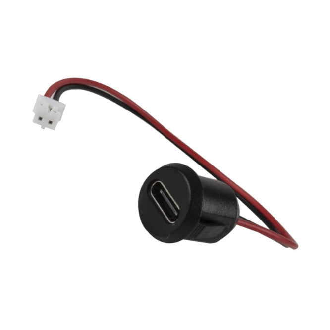 Usb C Socket Over Moulded Black Lead 2 W Term 150mm 260108