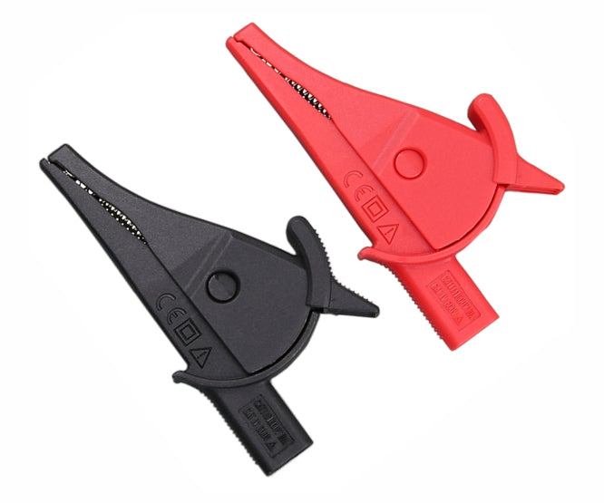 Set Of 36mm Insulated Croc Clip 4mm Banana Socket Red/Black Ut C02 A