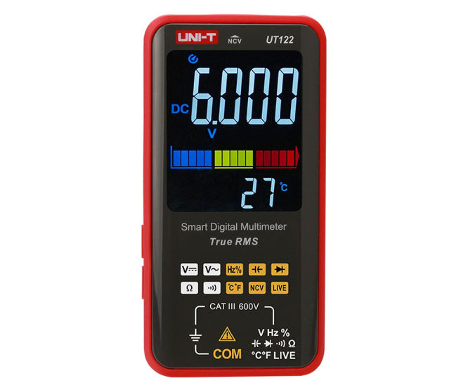Multimeter 3.1/2 Dig. Auto Range Res,Cap,Temp,Freq,Vac/Vdc Ut122