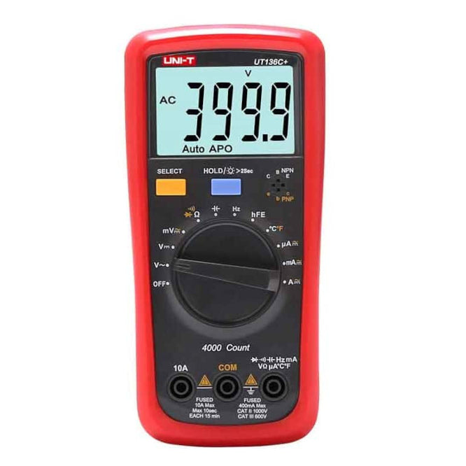 Digital Multimeter / Dmm 3 D5 Auto Ranging Ut136 C+