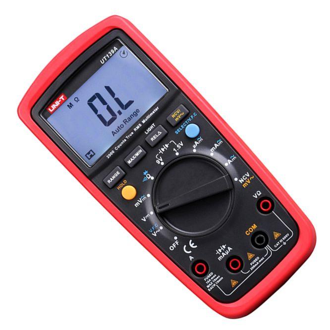 True Rms Digital Multimeter Cat Iii 600 V Ut139 A - Livestainable.co.za