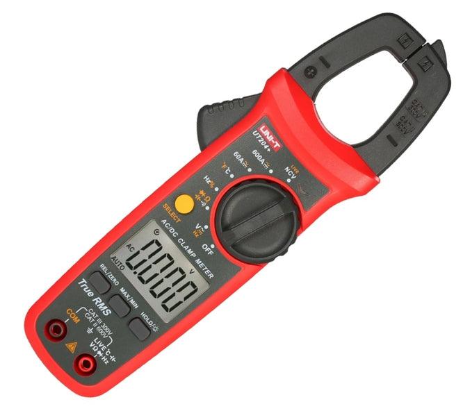 True Rms Multi Function Clamp Multimeter 600 A Ac/Dc Ut204+ - Livestainable.co.za