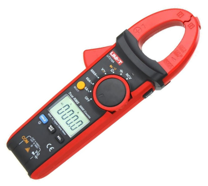 Digital Clamp Multimeter 600 A Ac, 1000 V, True Rms Ut216 A