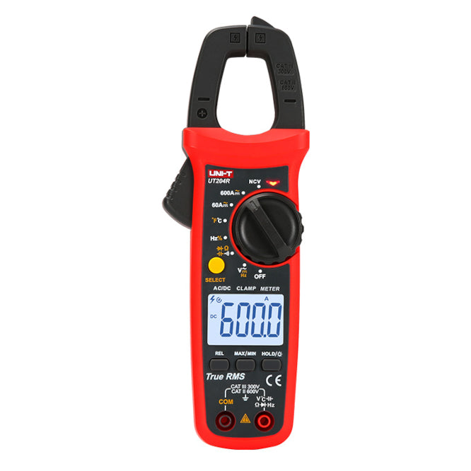Clamp Multimeter Current Tester 600 A Ac And Dc Ut204 R