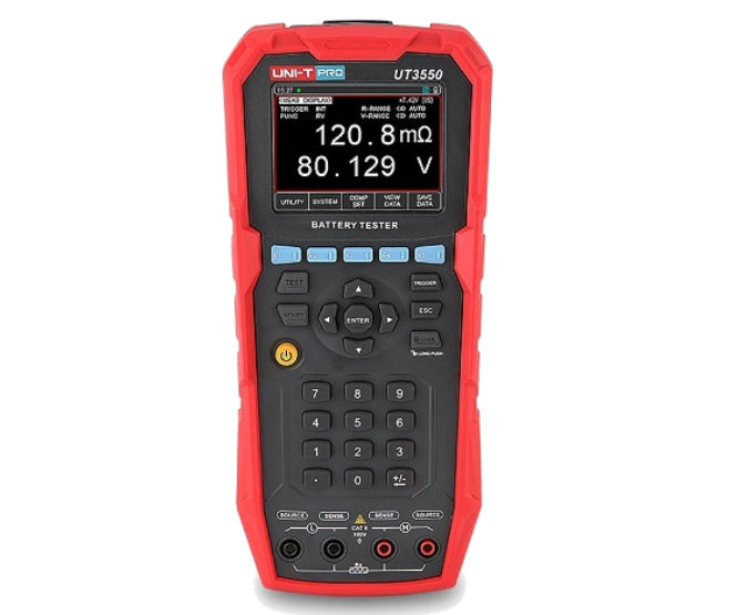 Handheld Professional Battery Tester 100 V 30 R Ut3550