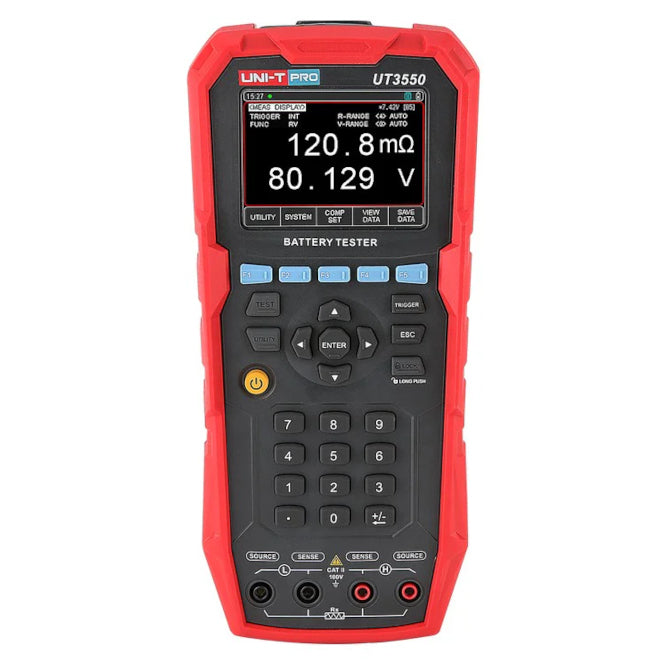 Handheld Professional Battery Tester 100 V 30 R Ut3550
