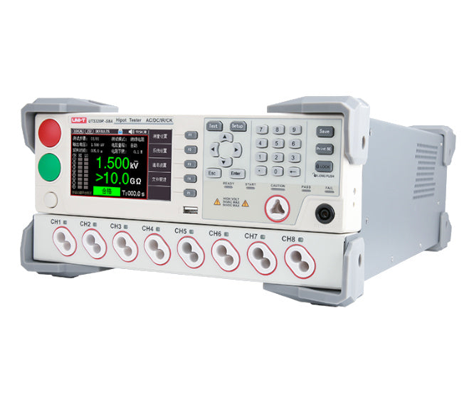 Programmable Lab Hipot Tester 8 Ch 5 Kvac / 6 Kvdc Ut5320 R S8 A