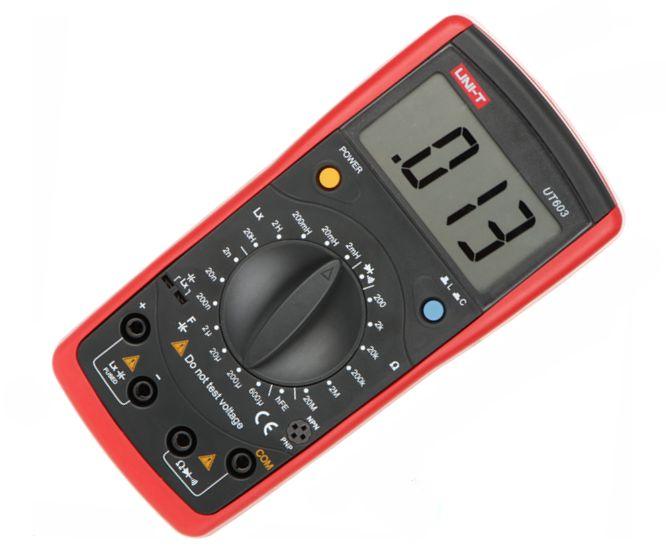 H/H Lcr Multimeter 3 1/2 Digit Res,Cap,Ind,Diode,C Ut603 - Livestainable.co.za