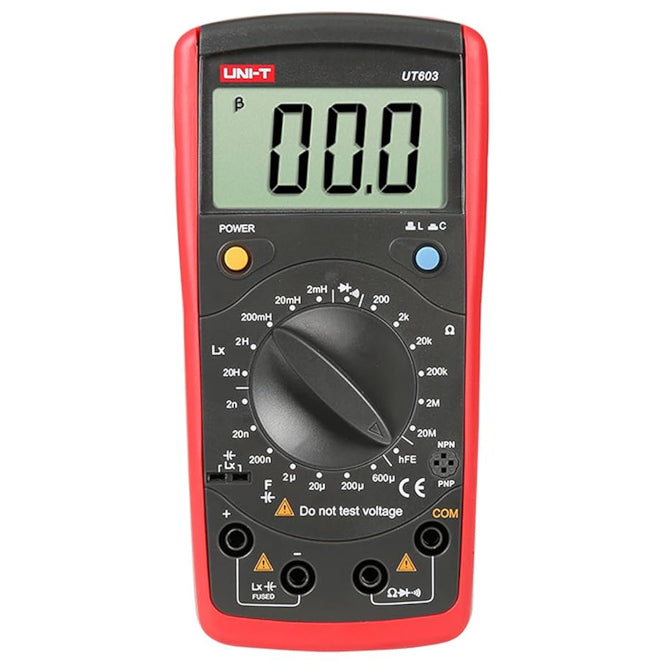 H/H Lcr Multimeter 3 1/2 Digit Res,Cap,Ind,Diode,Cont Ut603