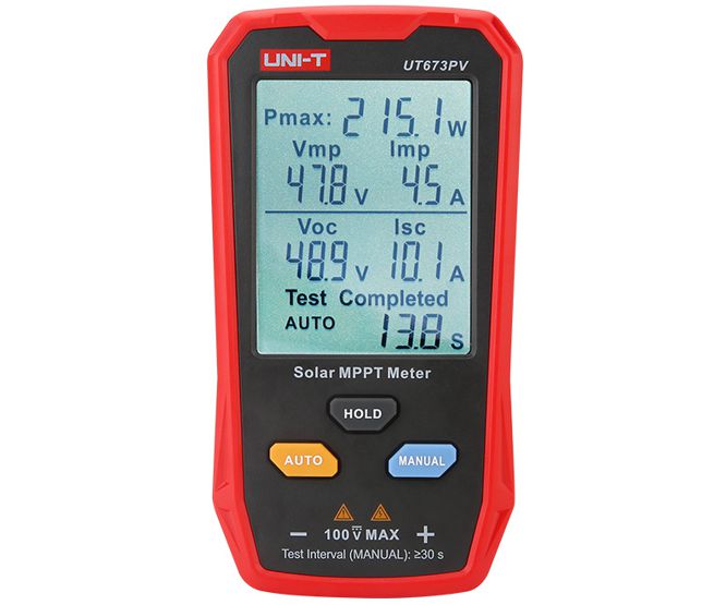 Solar Panel Meter Mppt Tester Ut673 Pv