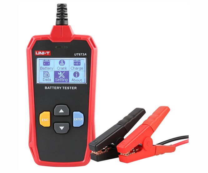 Battery Tester With Report Printer 12 V/24 V Ut675 A