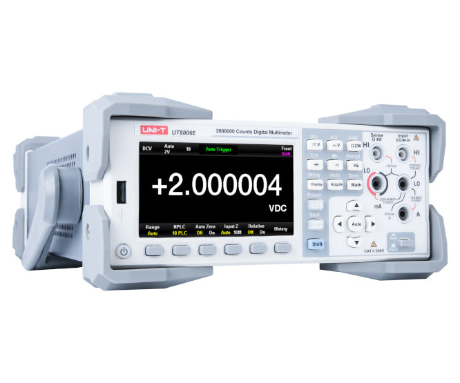 Bench Type Dmm 6 1/2 Digit V/Res/Cap/Conti/Diode/Freq/Temp Ut8806 E