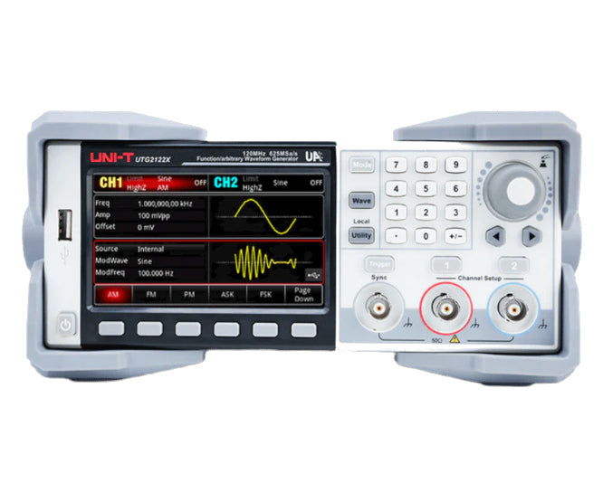 Arbitrary 2 Ch Function Generator 120 M Hz 625 M Sa/S 16 Bit Utg2122 X