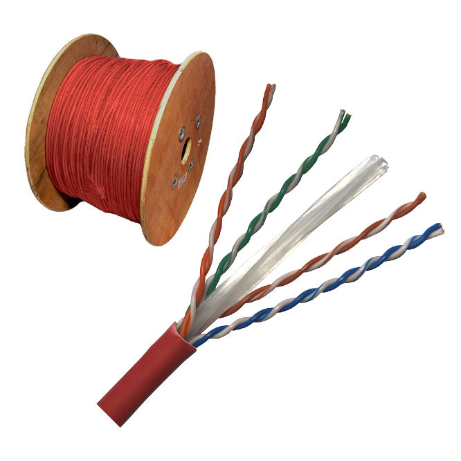 Cat6 E 8 C Stranded Unshielded Red Cable 500m/Drum Utp6 Efrd