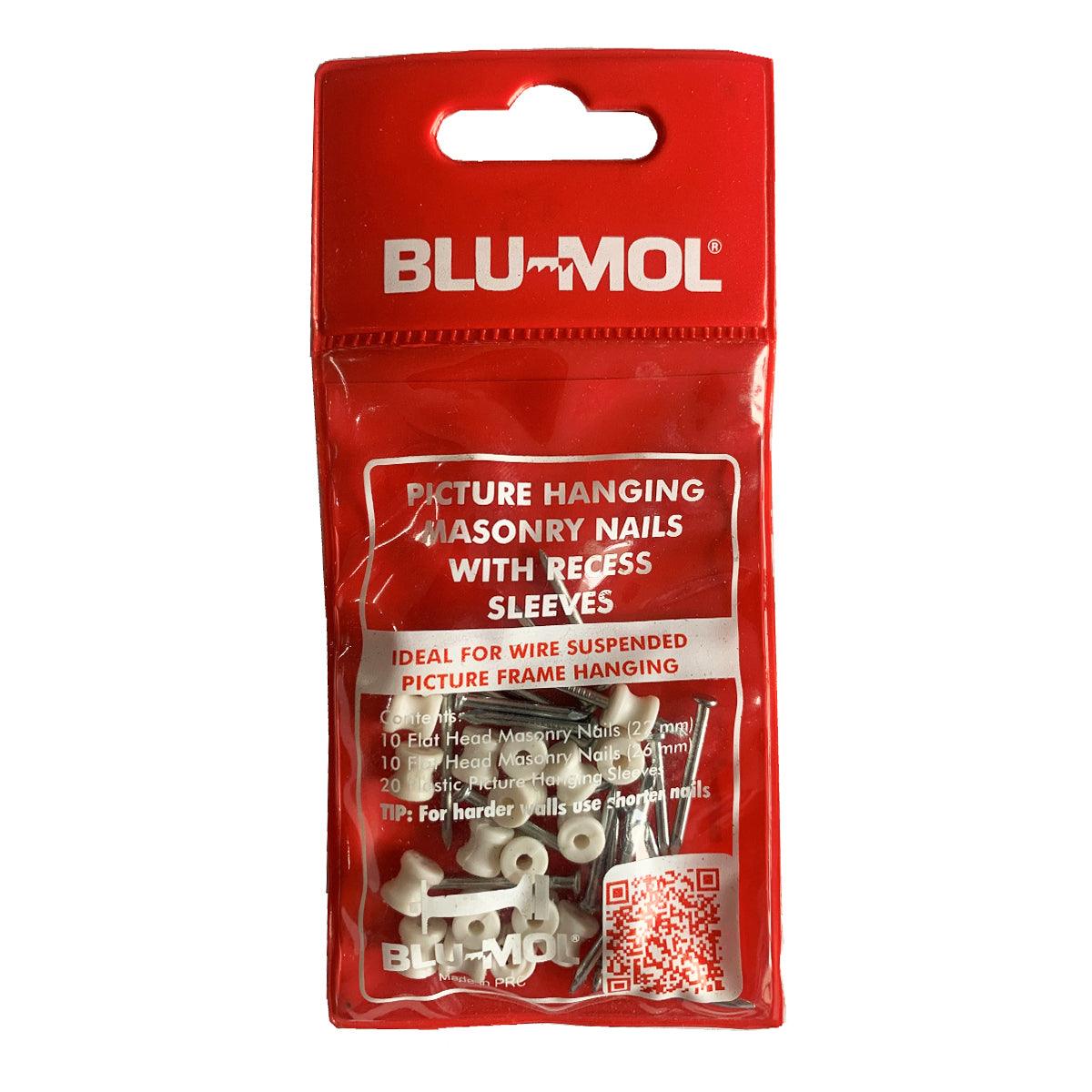 Blu Mol Standard Nails With Recess Sleeves 22&26 Mm - Livestainable.co.za